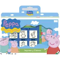 Multiprint Peppa Pig, Set de tampons pour enfants, 3 ans(a), Non-toxique, Multicolore