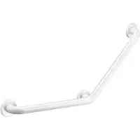 Delabie Barre d'appui à 135° 3 points Basic Ø32 400x400 Blanc - 35082W