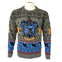 Generique Noname Harry Potter - Ravenclaw Crest - Pull De Noël (L)