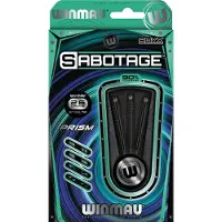 Winmau Sabotage Onyx Tungsten 90% Steeltip 26 g Fléchettes
