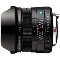 Pentax HD FA 31mm F/1.8 Limited noir