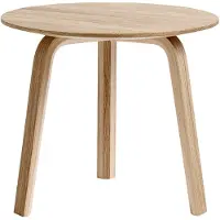 HAY Bella Table Basse Lacquered Solid Oak | Ø 45 cm x H 39 cm