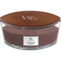 Woodwick Stone Washed Suede bougie parfumée avec mèche en bois (hearthwick) 453 g