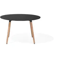 Beliani Table De Repas Bovio Noir