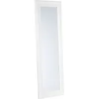 Beliani Miroir LUNEL 51 cm 141 cm Blanc