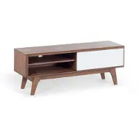 Beliani Meuble Tv Marron Buffalo