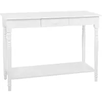 Beliani Console Tobago Blanc