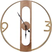 Beliani Horloge murale Ø 50 cm Bois clair Mulhouse Lumarko