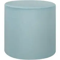 Beliani Pouf en velours vert menthe d 47 cm LOVETT
