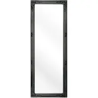 Beliani Miroir FOUGERES Noir