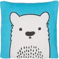 Beliani Coussin Coton Bleu Waranasi 45 X 45 Cm