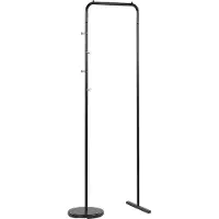 Beliani Dressing en acier noir 175 cm BENTON
