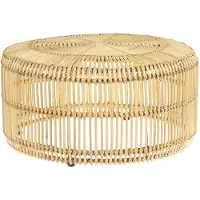 Beliani Table basse en rotin naturel Limni Lumarko !
