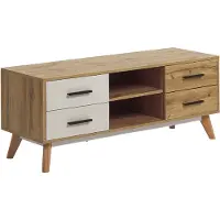 Beliani Meuble Tv Bois Clair Florida