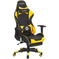 Beliani Victory, Chaise gaming, Noir