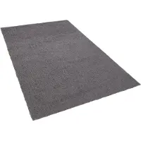 Beliani Tapis gris foncé 200 x 300 cm Shaggy DEMRE (300 x 200 cm)