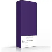 Romanette Drap-housse Surmatelas Romanette Violet (Coton)-180 x 200 cm