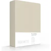Romanette Drap-housse Romanette Beige (Flanelle)-90 x 220 cm