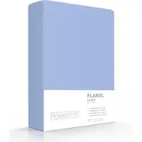 Romanette Drap Romanette Bleu Clair (Flanelle)-200 x 260 cm (2-personnes)