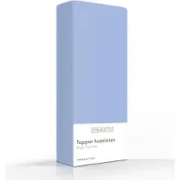 Romanette Drap-housse Surmatelas Romanette Bleu Clair (Coton)-80 x 200 cm