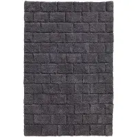 Seahorse Tapis de Bain Seahorse Metro Graphite-50 x 60 cm