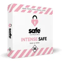 Spero Intense - Préservatifs nervurés et perlés (36 unités)