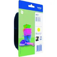 Brother Ink Cartouche d'encre compatible LC221YBP jaune