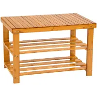TecTake - Etagère à chaussures en bois banc à chaussures - 401650