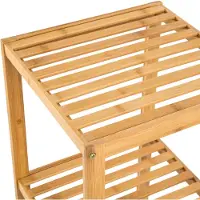 TecTake - Etagère de salle de bain en bois 4 étagères en bambou - art. no. 401647