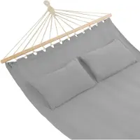 TecTake - hamac 2 personnes Eden grey - 403566