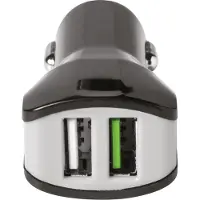 Celly Dual Usb Turbo Car Charger Noir One Size / EU Plug 220V