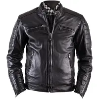 Helstons Cruiser Rag blouson en cuir, noir, XL