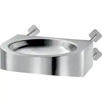 Delabie WT PMR XS TC mural sans trou de robinetterie inox. 1.4301 satiné
