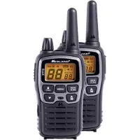 Midland XT70 radio bidirectionnelle 24 canaux 446.00625 - 446.09375 MHz Noir, Gris
