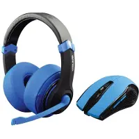 DragonWar Combo Set 2in1 (Gaming Headset + Mouse) - Blue Edition