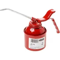 Pressol Burette Métal Rouge 250ml Lubrification Précise Et Durable -