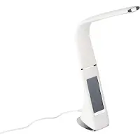 Lamponline Lampe de table blanc avec LED, réglable et dimmable - Axel