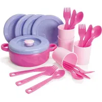 Dantoy My Petit Princess Set de Vaisselle - 22 Parties - - UneTaille - Jouets