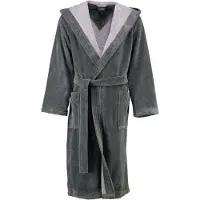 Cawö Peignoir Cawö 801 Uni Capuchon Men Bleu Foncé-46 / 48
