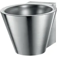 Delabie WT MINI BAILA, sans trou de robinet, sans trop-plein, en acier inoxydable 1.4301