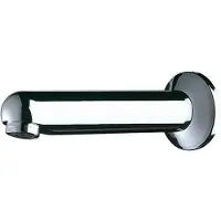 Delabie Sortie fixe pour montage mural 165mm G1/2B L170 D32 Régulateur de débit avec régulateur DF