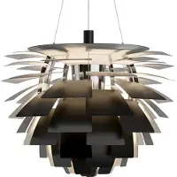 Louis Poulsen PH Artichoke Suspension - Ø 84 cm Black | LED 3000K 96W | Wireless Bluetooth