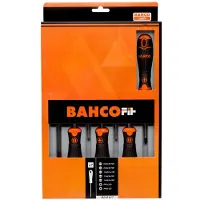 Bahco Jeu De Tournevis Phillipsfit Slotted With Rubber Handle 7 Unités