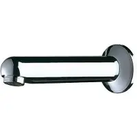 Delabie sortie fixe pour montage mural 165mm G1/2B L120 D32 régulateur de débit avec régulateur DF