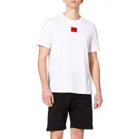 HUGO T-Shirt 'Diragolino212' rouge clair / noir / blanc