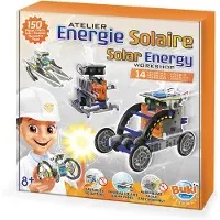 Buki France Kit de construction Buki - Jouets à énergie solaire 14-en-1 Kit de construction
