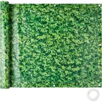 TecTake - Brise-vue pour balcons feuilles vertes - 90 cm - 6 mètres - 402711