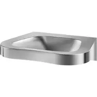 Delabie WT FRAJU PMR sans robinetterie sans trop-plein Edst. 1.4301 satiné