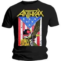 Anthrax T-Shirt Dread Eagle Homme Noir - Taille S