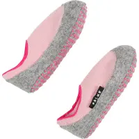 Falke Pantoufle gris chiné / rose